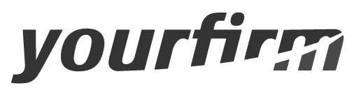 Yourfirm Logo schwarz und weiß