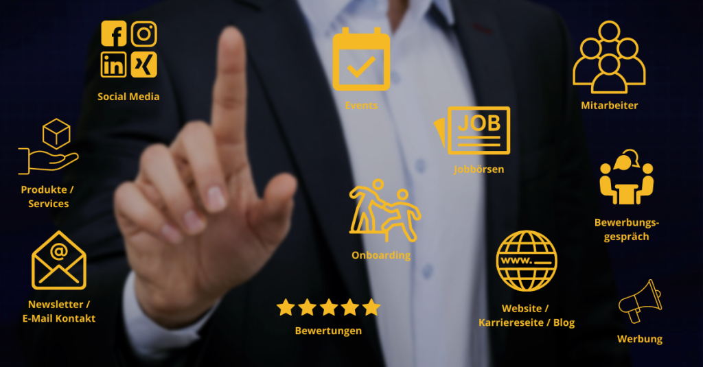 Candidate Experience: Von Bewerbern zu Markenbotschaftern Touchponits in der Candidate Experience
