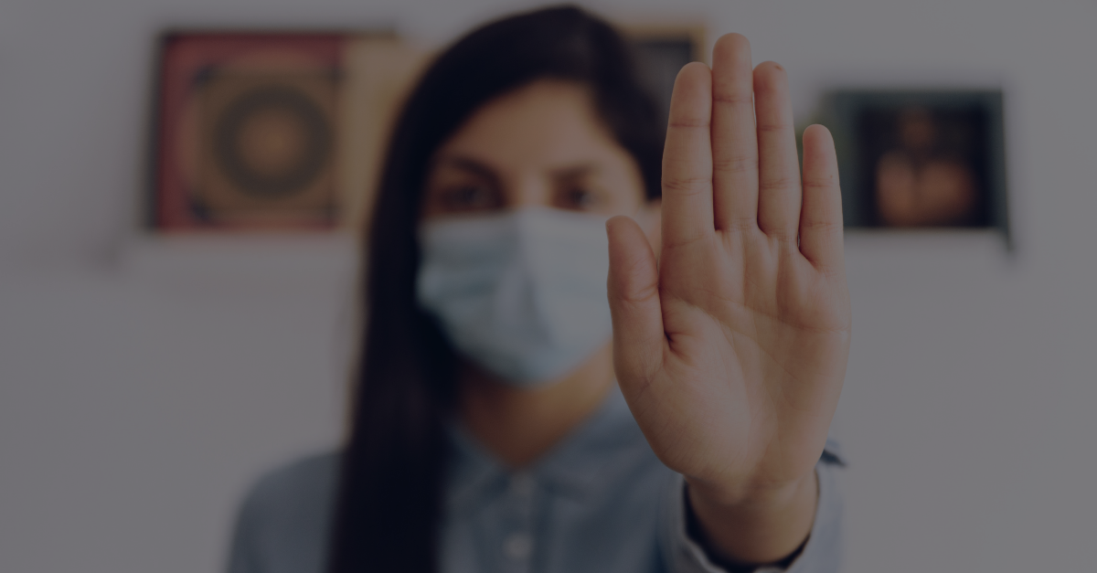 Covid-Klarheit – ein Phänomen mit Chancen? Covid-Klarheit Frau Maske Job-Union