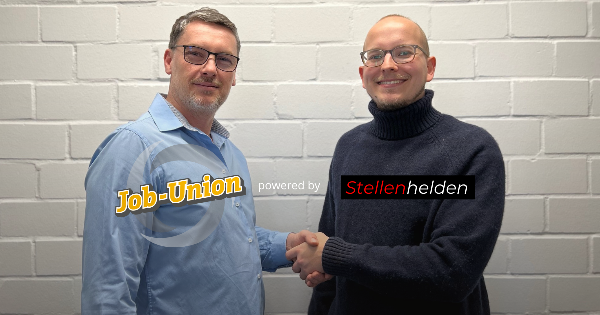Joint Venture - Job Union x Stellenhelden Christoph Sonka und Oliver Strietzel